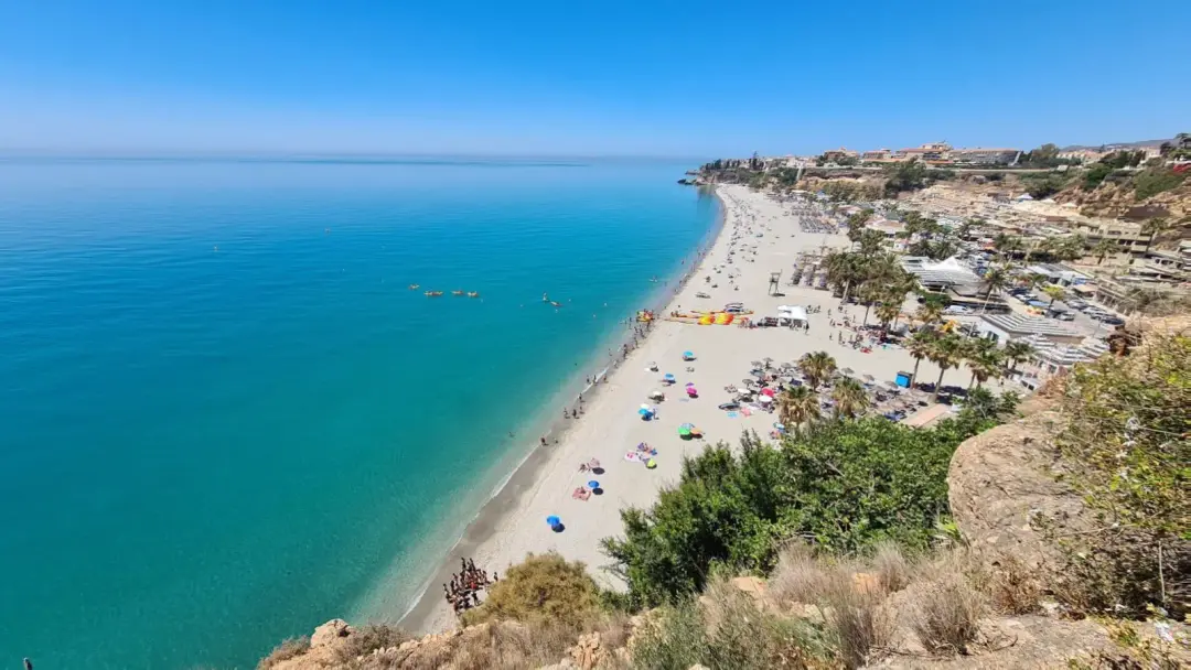Playa de Burriana vista desde lo alto