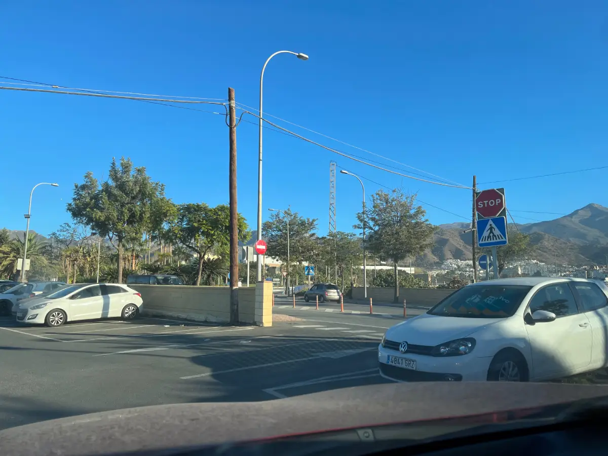 Entrada Parking Rapto de Europa Nerja